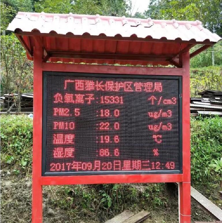 景區負氧離子監測站係統