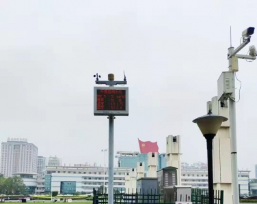 廣場公園（yuán）噪音檢測環境監測設備案例