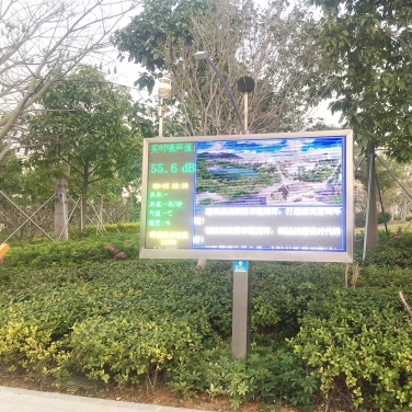 二（èr）級聲計大屏款氣象噪音監測設備