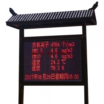 負氧離子環境監測係統