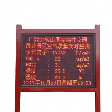 森林公園負氧離子（zǐ）監測係統