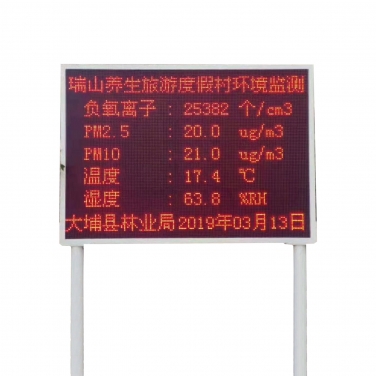 濕地公園負氧離子監測係統